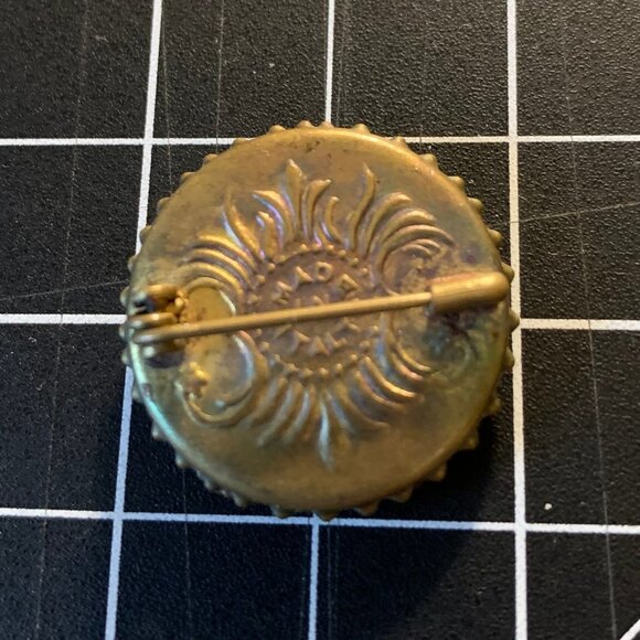 Multicolor Micro Mosaic Brooch - Picture 3 of 4